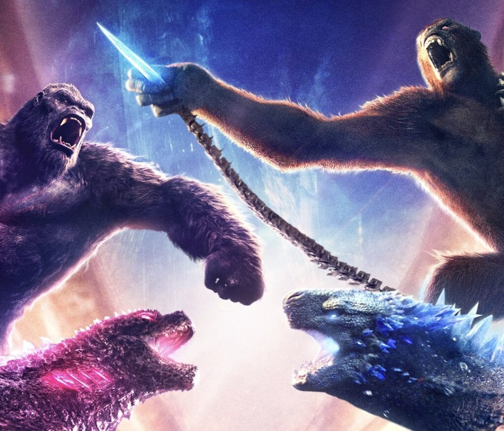 Godzilla x Kong film poster.